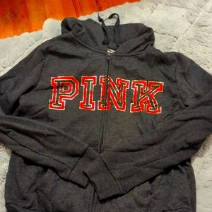Victoria's secret pink zipper hoodie